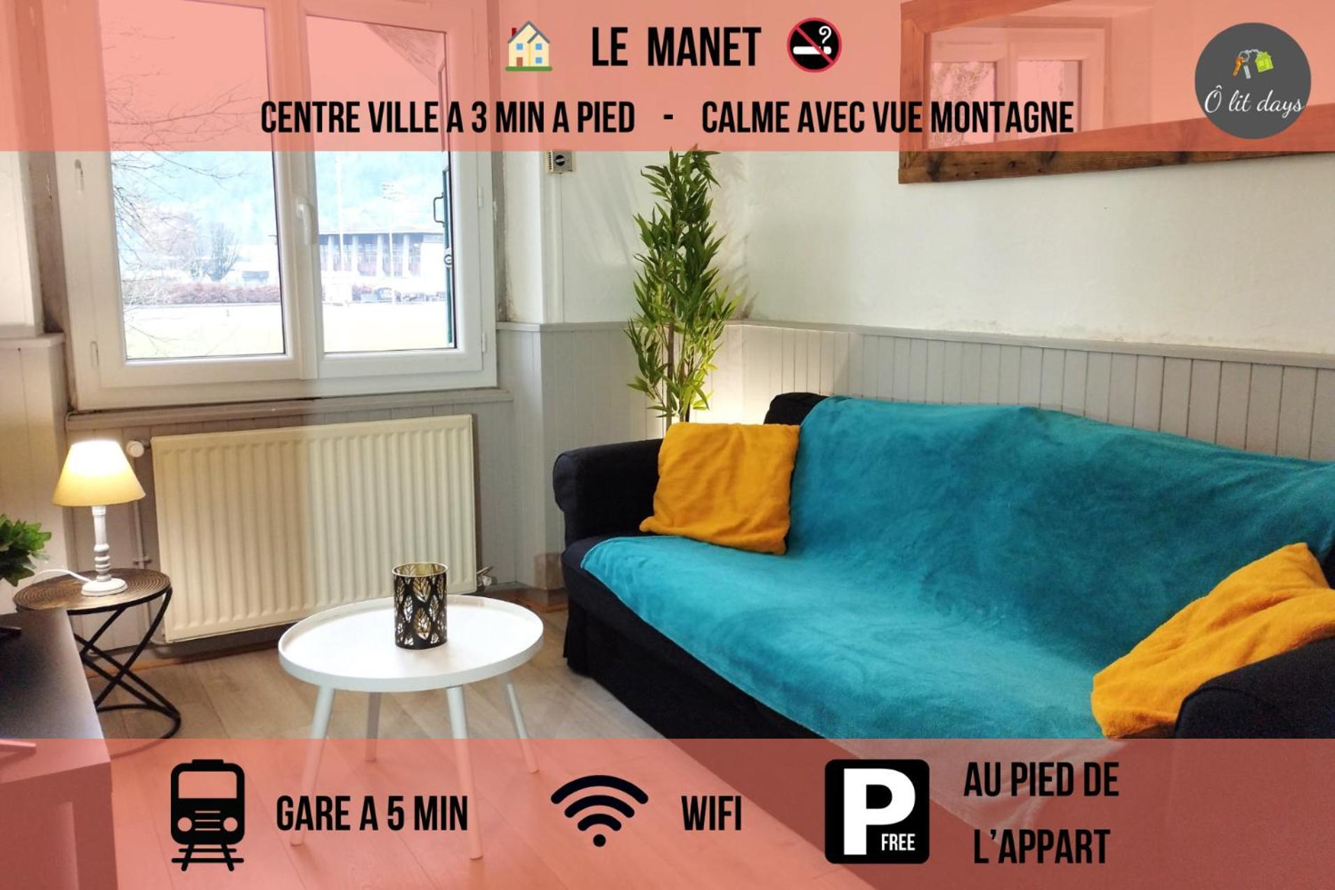 Le Manet - Appartement Proche Centre Ville - Parking Gratuit Bonneville Exterior foto